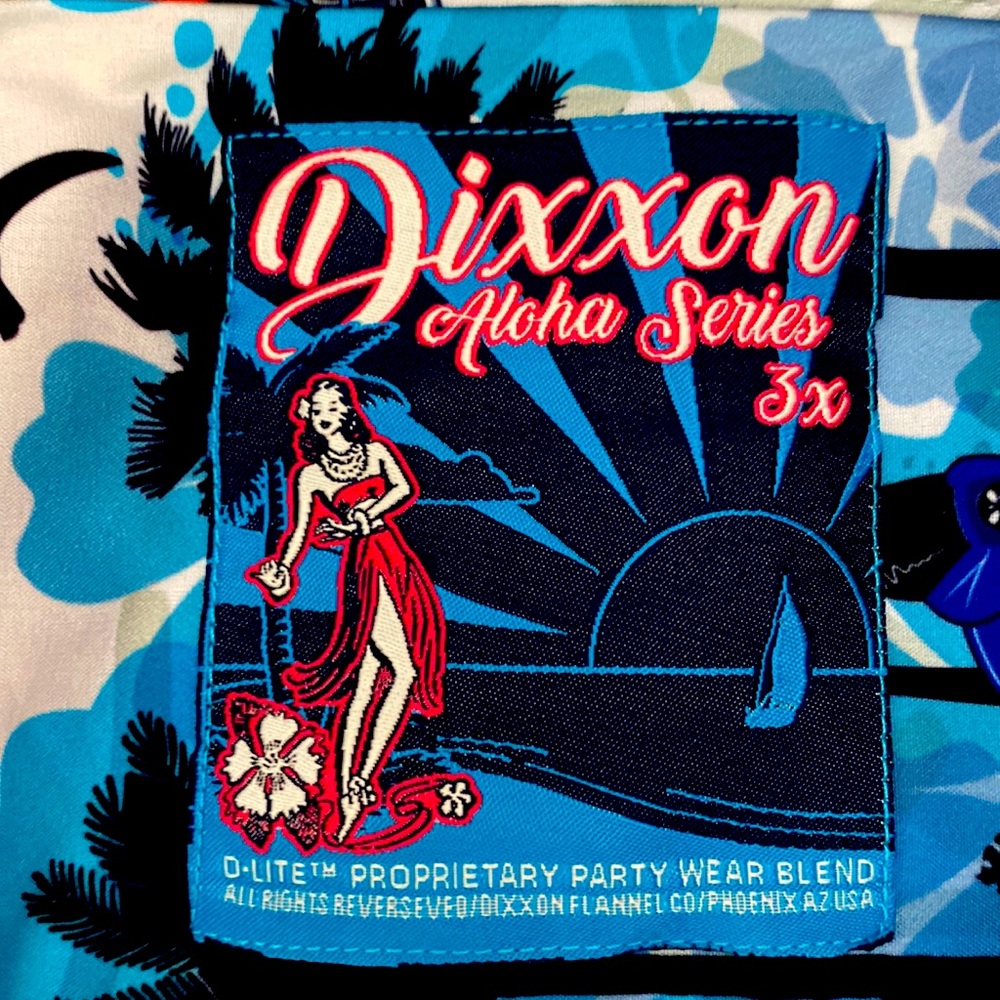 3XL DIXXON ALOHA SERIES PARTY SHIRT